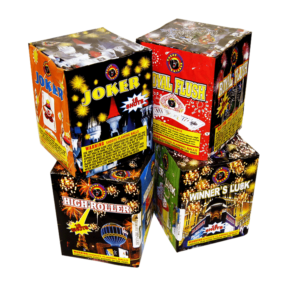 4 ASSORTED 16-SHOT MINES