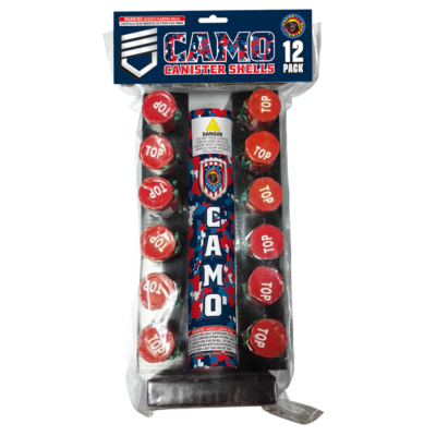 CAMO CANISTER SHELLS 12PK (NEW PACKAGE)