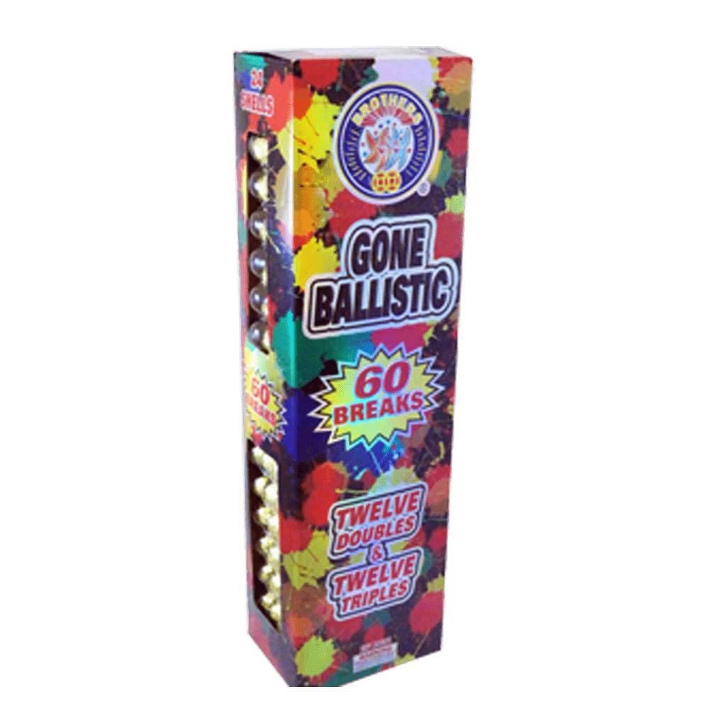 GONE BALLISTIC 24 SHELLS 60 BREAKS