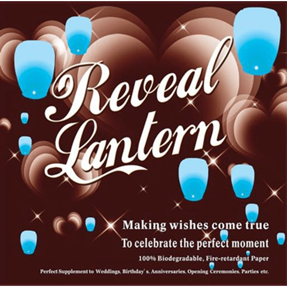 REVEAL LANTERN - ALL BLUE