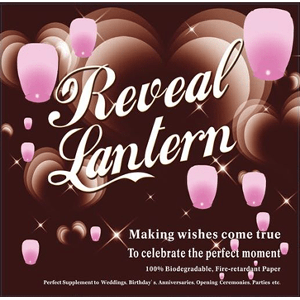 REVEAL LANTERN - ALL PINK