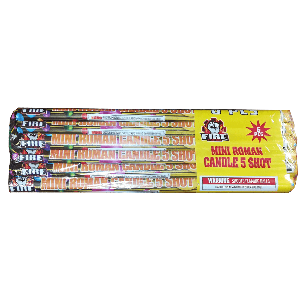 MINI ROMAN CANDLE 5 BALL