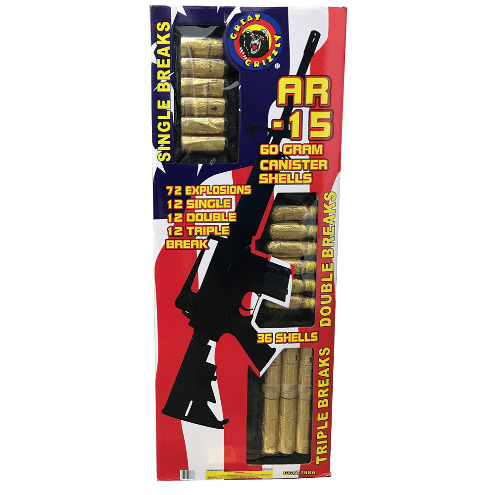 AR-15 CANISTER SHELLS 36 SHELLS