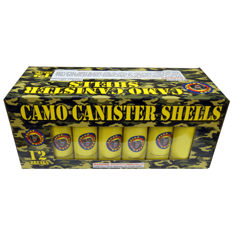 CAMO CANISTER SHELLS 12PK