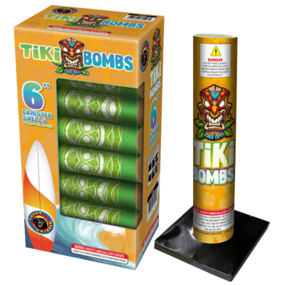 TIKI BOMBS 6 SHELLS 6"