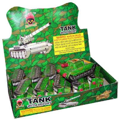 TANK WITH CRACKER