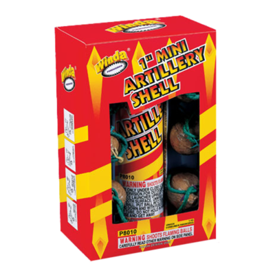 1" MINI ARTILLERY SHELLS 6PK